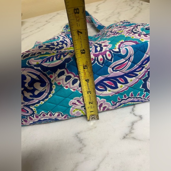 Exceptional blue floral bag 18x13x6 Vera Bradley EUC - Picture 5 of 8